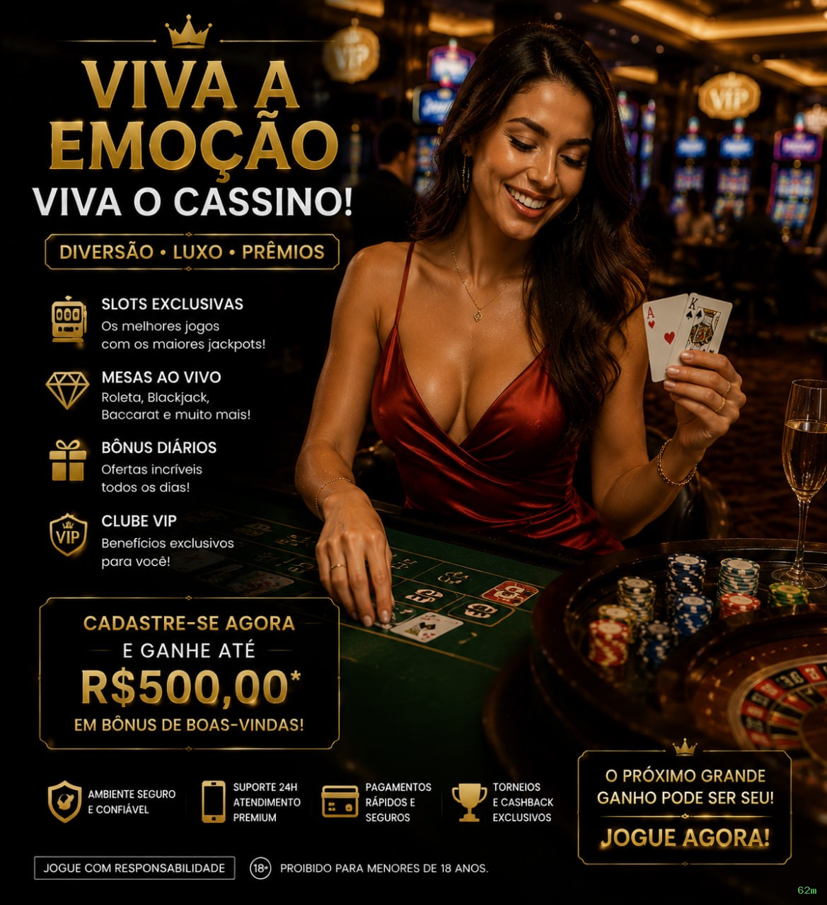 Dealers profissionais da 62m